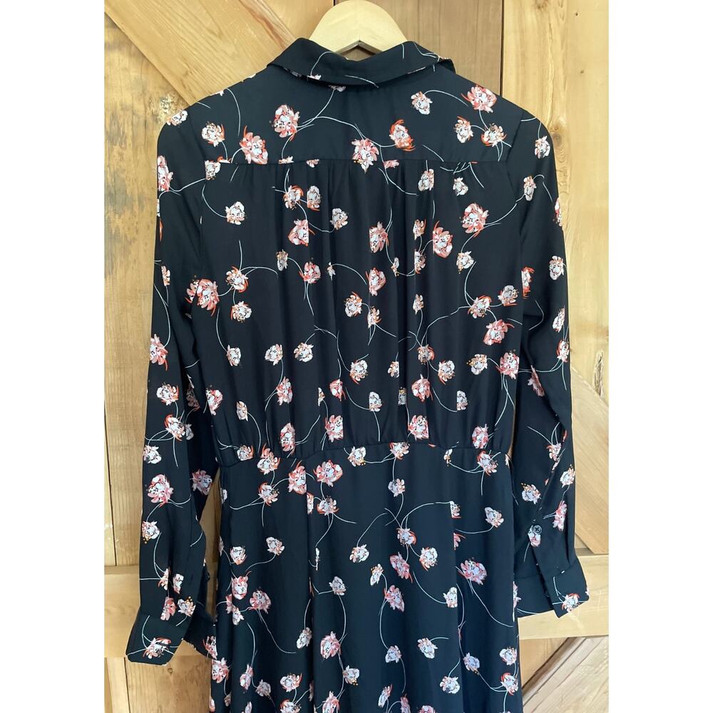 Who What Wear Long Sleeve Fall Floral Midi Dress Size S, Cottagecore - Picture 8 of 9